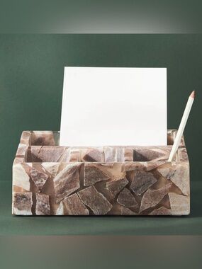 ANTHROPOLOGIE Marble Desk Organizer